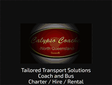 Tablet Screenshot of calypsocoaches.com.au